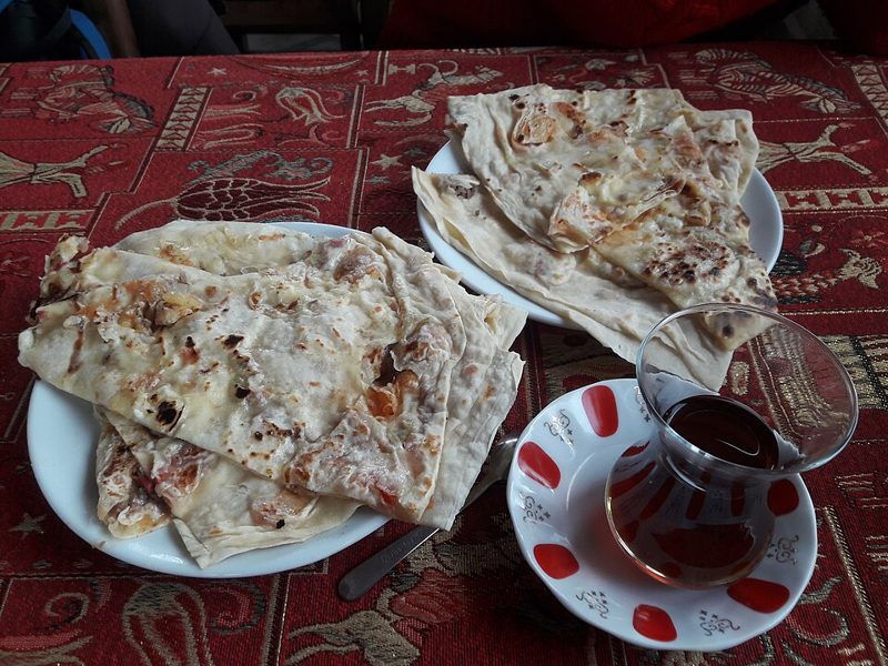 Kavurmalı Kaşarlı Gözleme